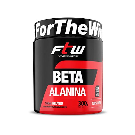 Beta Alanina Pura 300g FTW Sabor Neutro São 150 Doses por Pote