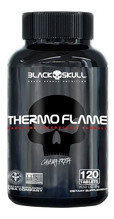 Termogênico Thermo Flame 120 Tabletes Black Skull