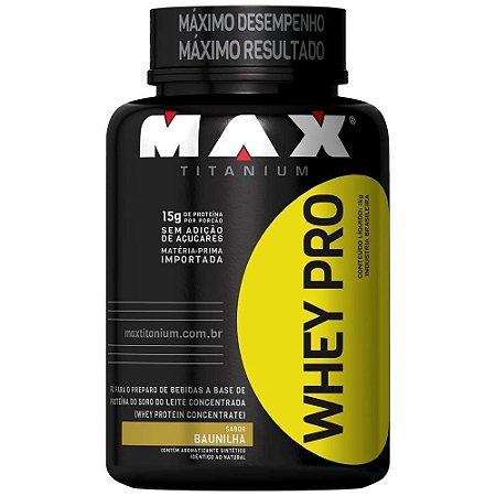 Whey Pro Concentrado 1kg Max Titanium
