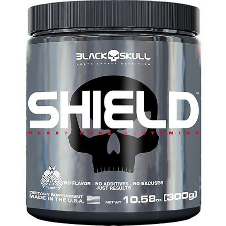 Glutamina Shield 300g - Black Skull