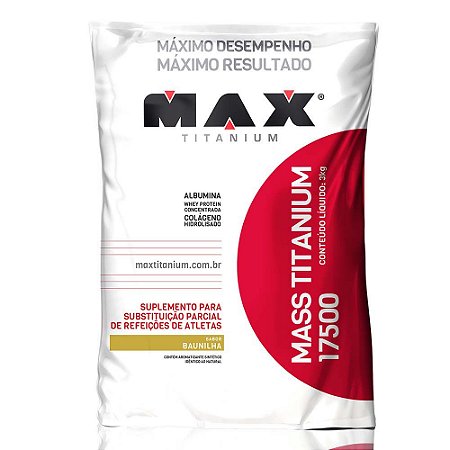 Mass Titanium 17500 REFIL - Massa - 3kg - Max Titanium