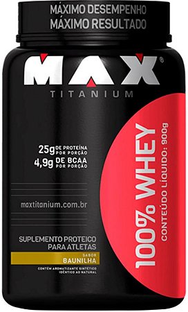 100% Whey 900g - Max Titanium