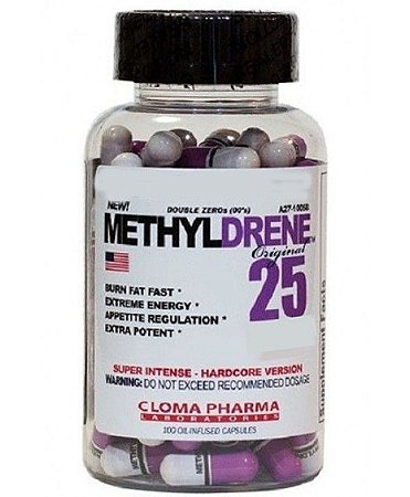 Methyldrene 25 Elite Stack - 100 Caps - Cloma Pharma