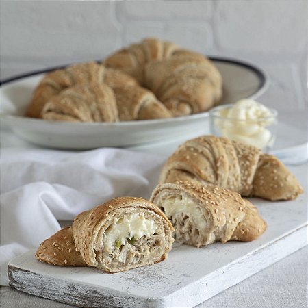 CROISSANT DE FRANGO COM CATUPIRY LIGHT (6 unidades - 140g cada)