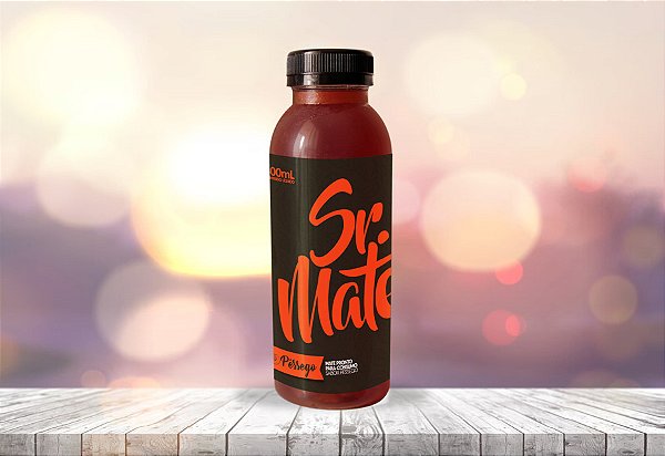 MATE SABOR PÊSSEGO  (12 UNIDADES - 300ML CADA)