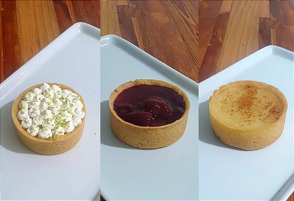MINI TORTA - CAIXA MIX (6 unidades - 100g cada)