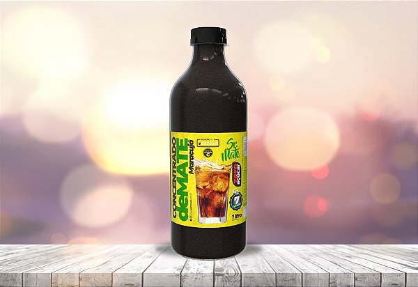 CONCENTRADO DE MATE SABOR MARACUJÁ ZERO (1 LITRO /  FAZ 7 LITROS)