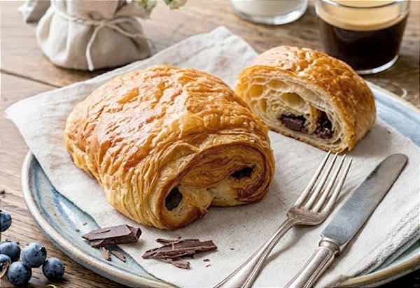 PAIN AU CHOCOLAT(8 unidades - 80g cada)