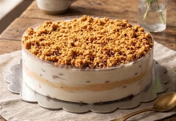 TORTA PAVÊ CROCANTE ZERO AÇÚCAR (ARO 25)
