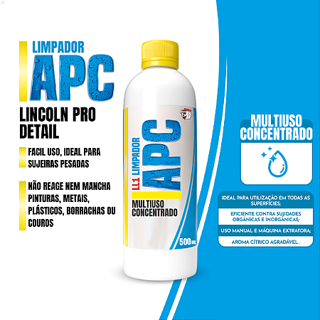 LL1 APC - LIMPADOR MULTIUSO LINCOLN 500ML