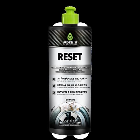 RESET – LIMPADOR DE PNEUS E BORRACHAS 1,5l - PROTELIM