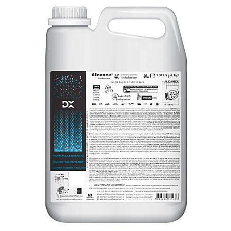 DX LIMPA PNEUS E BORRACHAS 5L- ALCANCE