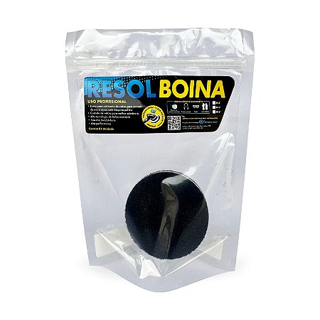 BOINA DE CARPETE PARA POLIMENTO DE VIDRO 3" - RESOLVIDRO