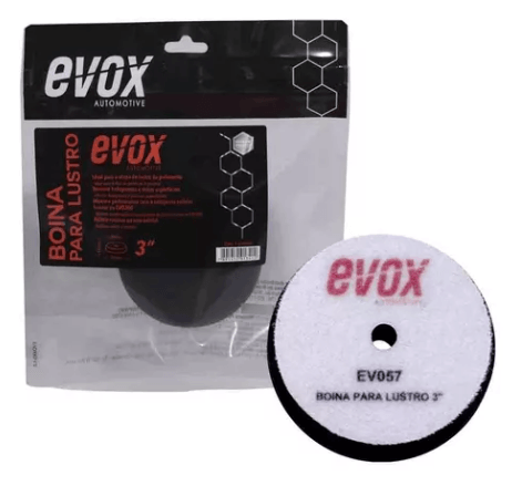 BOINA ESPUMA LUSTRO PRETA 5"- EVOX