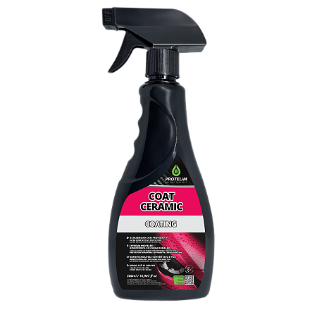COAT CERAMIC – PROTEÇÃO CERÂMICA AUTOMOTIVA 600ML - PROTELIM