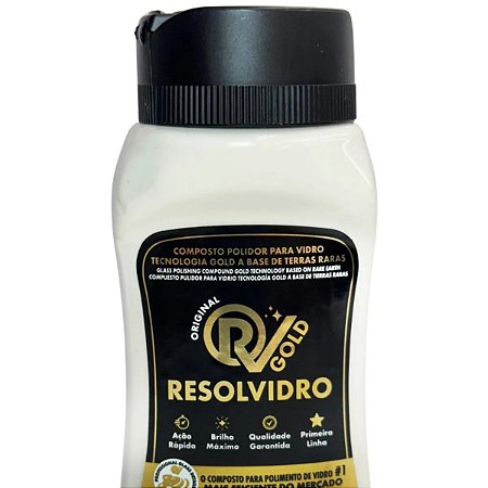 RESOLVIDRO POLIDOR DE VIDROS GOLD 250 G