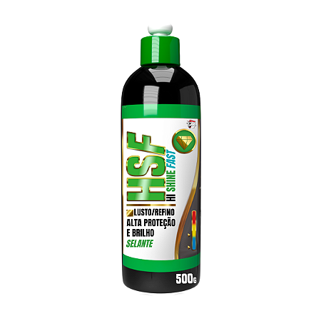 COMPOSTO POLIDOR HSF HI SHINE FAST REFINO, LUSTRO E PROTEÇÃO (500G)- LINCOLN