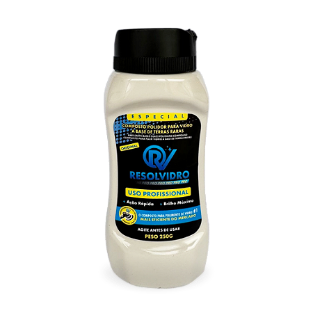 RESOLVIDRO COMPOSTO POLIDOR DE VIDROS PRONTO USO 250g
