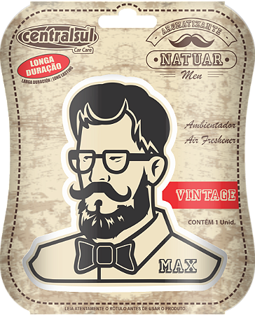 AROMATIZANTE MINIATURA MEN VINTAGE - CENTRAL SUL