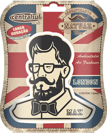 AROMATIZANTE MINIATURA MEN LONDON - CENTRAL SUL