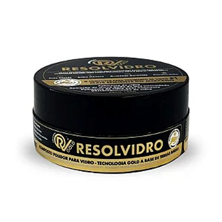 COMPOSTO POLIDOR DE VIDRO GOLD 100G-RESOLVIDRO