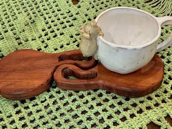 Tábua de caneca artesanal