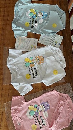 Kit Body + Biblia do bebê: EU SOU UMA PEQUENINA BENÇÃO!