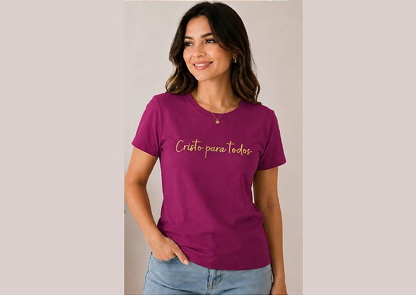 Camiseta Feminina IELB Cristo para Todos