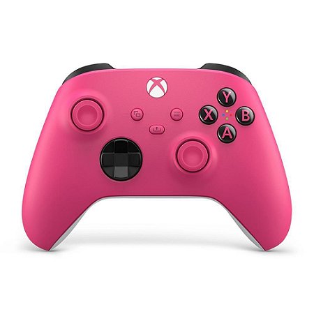 Controle Sem Fio Xbox Series S X One Pc Deep Pink Rosa