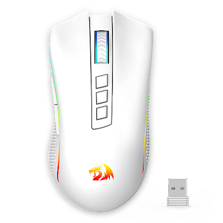 Mouse Gamer Redragon Cobra Pro Branco M711W-PRO 16000 DPI