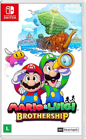Jogo Mario e Luigi Brothership Nintendo Switch Fisica Pt Br