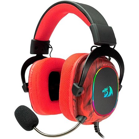Headset Gamer Redragon Ryuji 7.1 Infernal Dragon