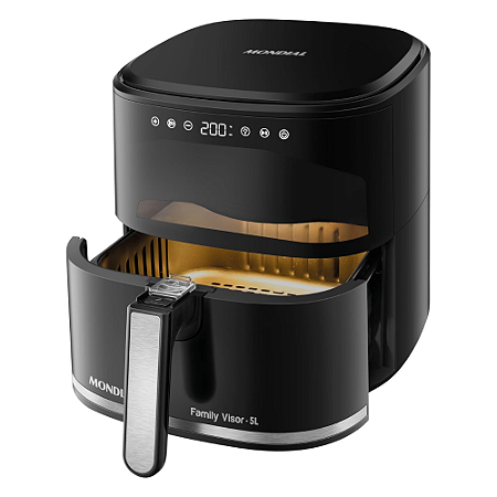 Fritadeira Sem Óleo Air Fryer Digital 5L Mondial 2000W 127v