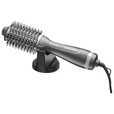 Escova Secadora Space Shine Mondial Grafite 1300W Bivolt