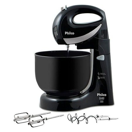 Batedeira Philco Paris Power Mix Turbo Preto 110v