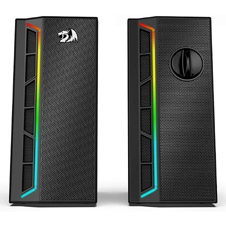 Caixa De Som Gamer Redragon Calliope Rgb Gs580 Cor Preto