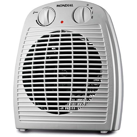 Aquecedor De Ar Portátil A-08 Cinza Mondial 220v