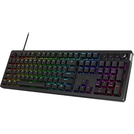 Teclado Mecânico HyperX Alloy Rise RGB Switch Linear PBT