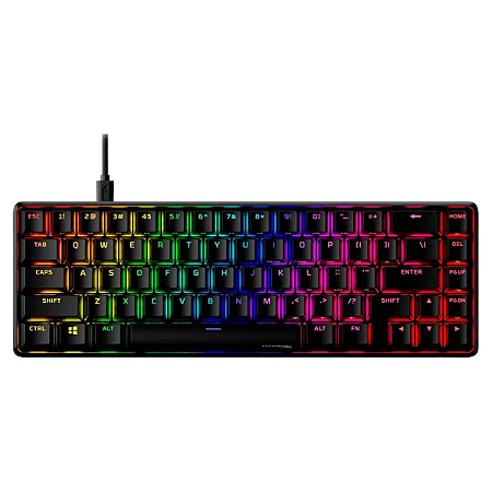 Teclado Mecânico Gamer HyperX Alloy Origins 65% Switch Red