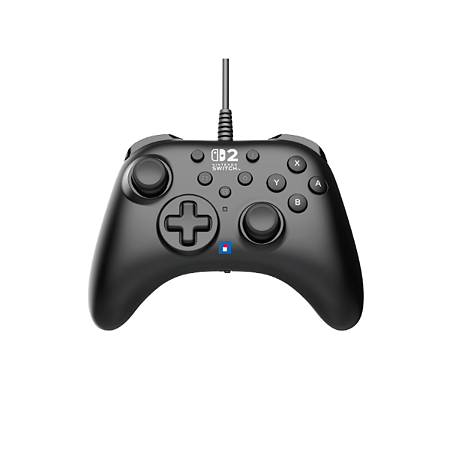 CONTROLE HORI COM FIO P/ NINTENDO SWITCH 2 OLED PRETO