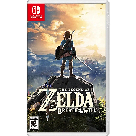 Jogo The Legend of Zelda Breath of the Wild Mídia Física