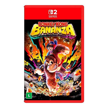 Jogo Donkey Kong Bananza Nintendo Switch 2 Mídia Física