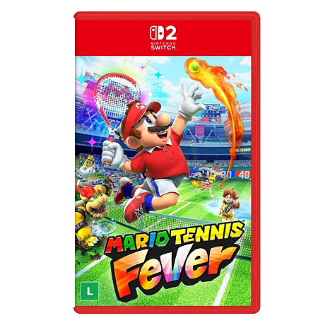 Jogo Mario Tennis Fever Mídia Física Switch 2 Original
