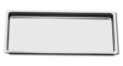 BANDEJA RETANGULAR- 22X09X1,5 CM INOX