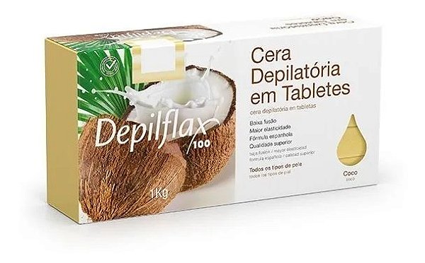 CERA QUENTE DEPILFLAX COCO 1KG