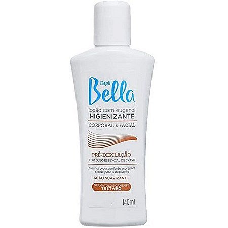 Loção Pré Depilatória Higienizante com Eugenol Depil Bella 140ml