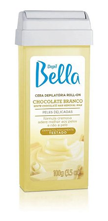 CERA ROLL-ON CHOCOLATE BRANCO DEPIL BELLA 100G
