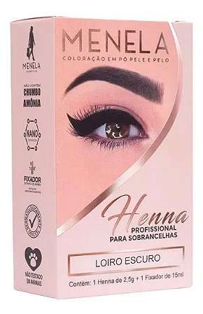 HENNA MENELA 2,5g - LOIRO ESCURO