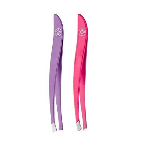 KIT DE PINÇA DUO COLORS RETA E DIAGONAL - MUNDIAL