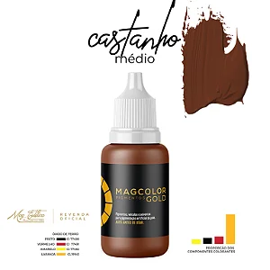 PIGMENTO MAG COLOR-GOLD CASTANHO MÉDIO 5ml
